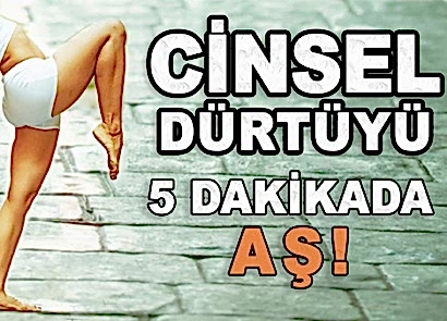 CİNSEL DÜRTÜYÜ 5 DAKİKADA AŞ