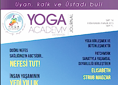 YOGA ACADEMY JOURNAL 14.SAYI ÇIKTI!!